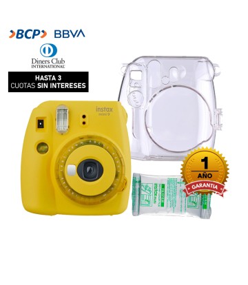 Camara Fujifilm Instax Mini12 Blanco Arcilla +Estuche+Pelicula x10