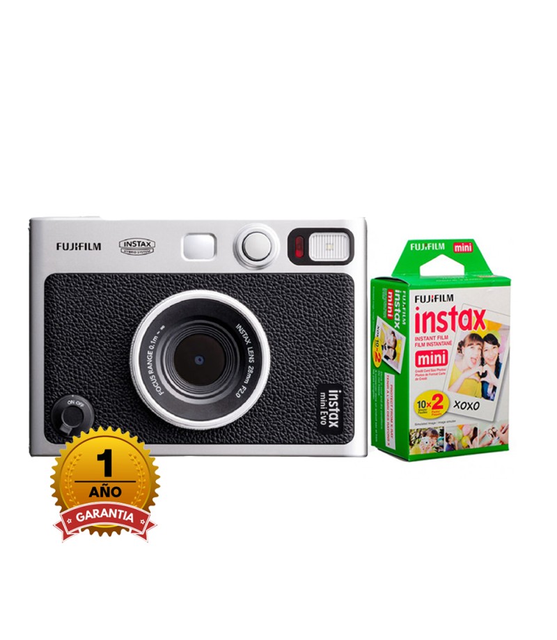 Cámara instantánea  Fujifilm Instax Mini, Flash integrado, Fotos tamaño  tarjeta, Verde pastel