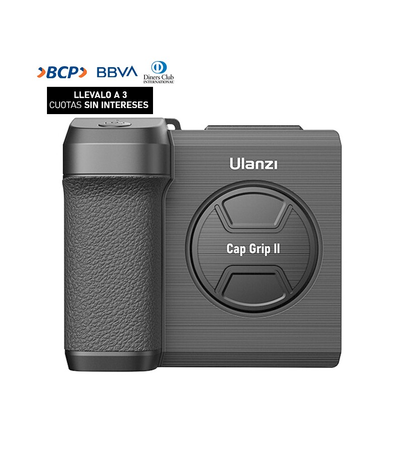 Ulanzi CG01 Empuñadura Para Teléfonos Con Control Remoto Bluetooth y Espejo