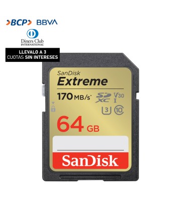Memoria SD Sandisk 64GB -...