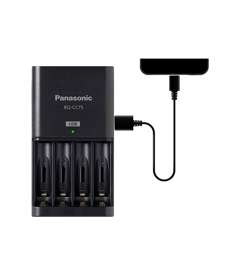 Cargador + Pilas AA Panasonic Eneloop Pro