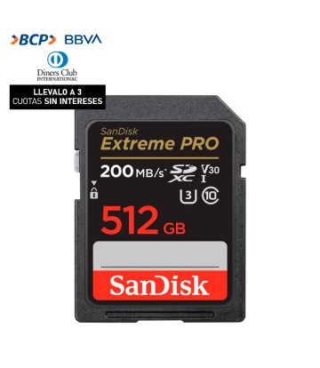 Memoria SD Sandisk 512GB -...
