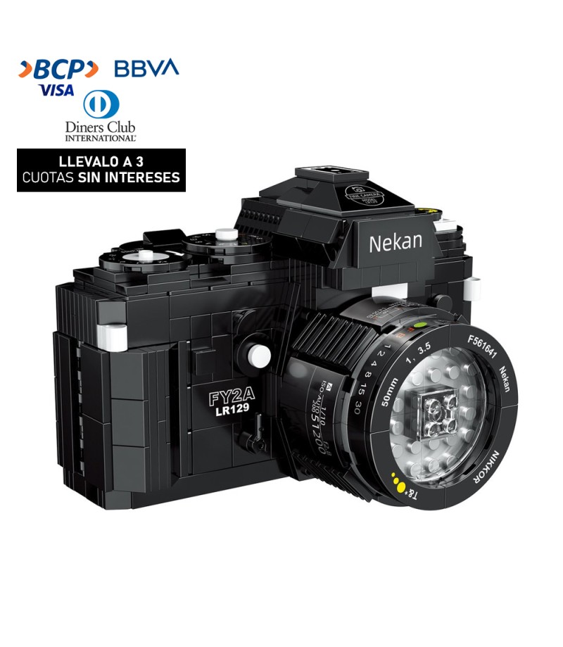 Rompecabeza Camara NEKAN FY2A-LR129 con lente 50mm - 627 piezas (EMPAQUE BOLSA)