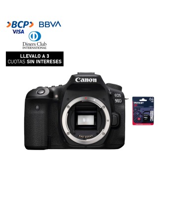 Camara Canon EOS 90D (Solo...