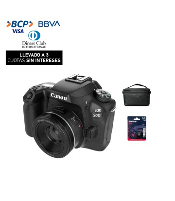 Camara Canon EOS 90D + EF...