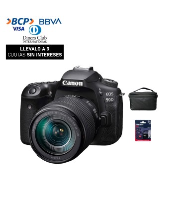 Camara Canon EOS 90D +...