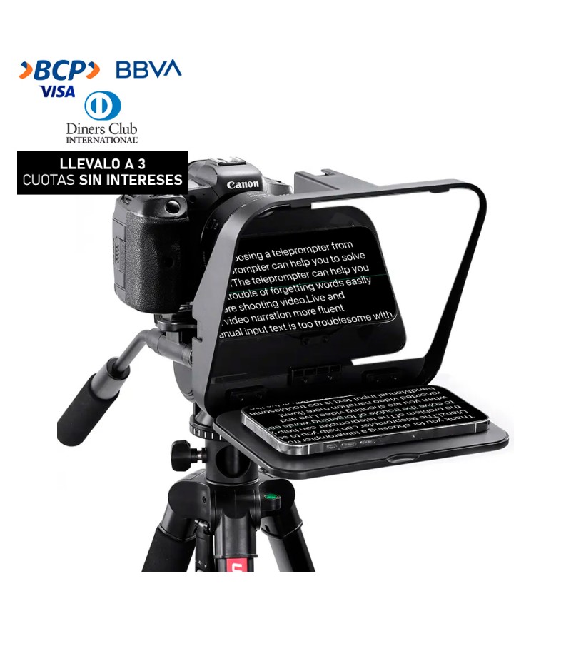 Teleprompter Ulanzi RT02 - Para Tablets y Smartphones