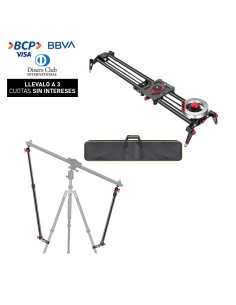 Slider Neewer 80cm Fibra de Carbono (Manual) + Brazo Estabilizador ST102