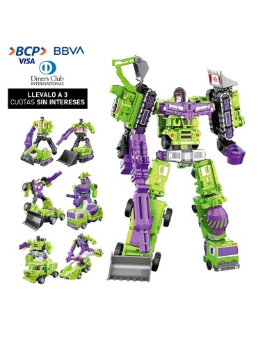 ROBOT DEFORMATION - DEVASTATOR (6 EN 1)