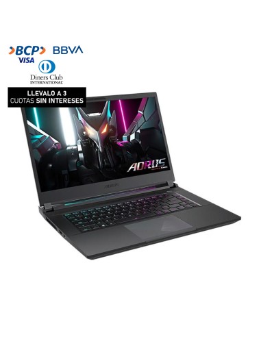 Laptop Gaming Aorus - Gigabyte 15 X5LF - Intel Core I5 / RAM: 8GB / SSD: 512GB