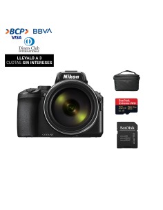 Camara Nikon P950 (Gratis: Estuche + Mem.32GB)