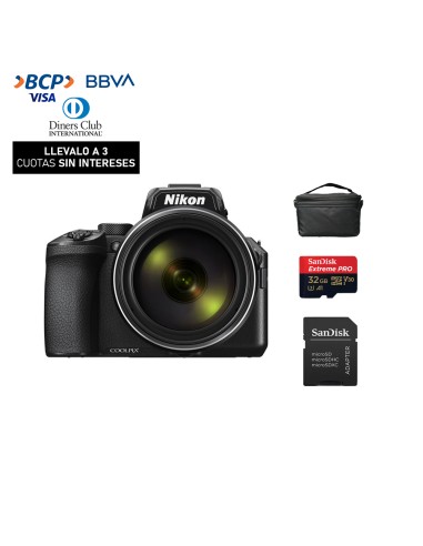 Camara Nikon P950 (Gratis: Estuche + Mem.32GB)