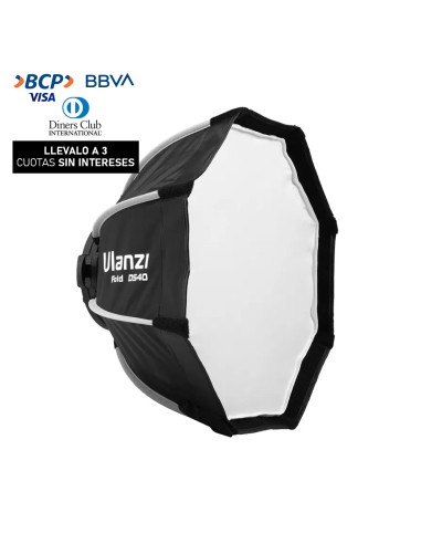 Softbox Octagonal Mini Bowens DS40 40cm - Armado Rapido