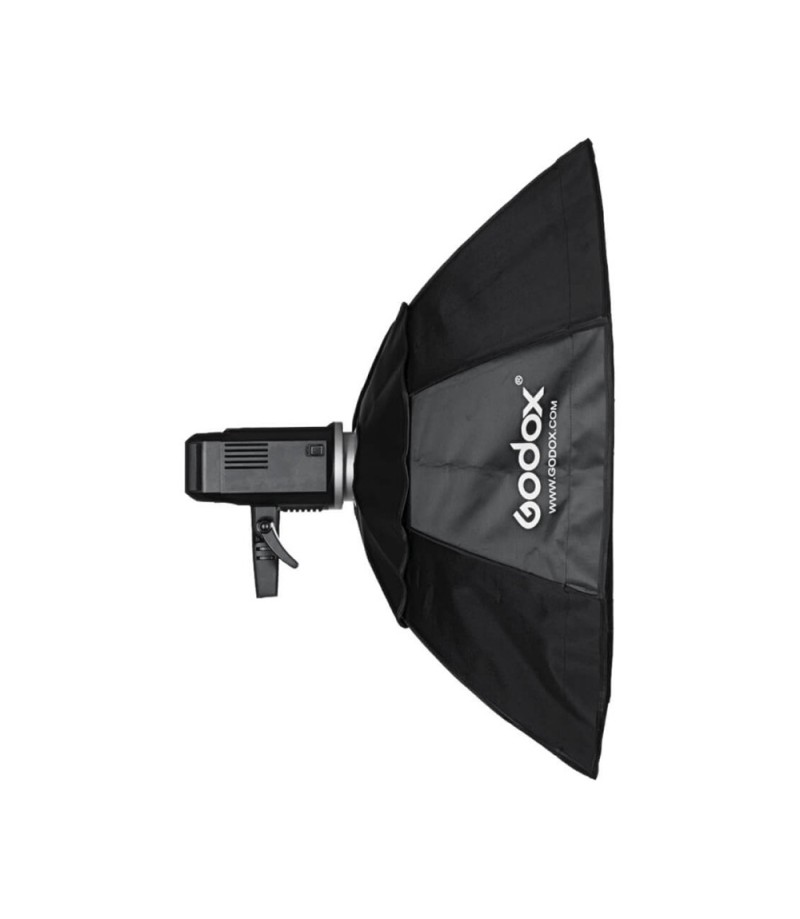 Softbox Octagonal GODOX de 120cm - Tipo Sombrilla - Incluye grilla (Montura  Bowens)