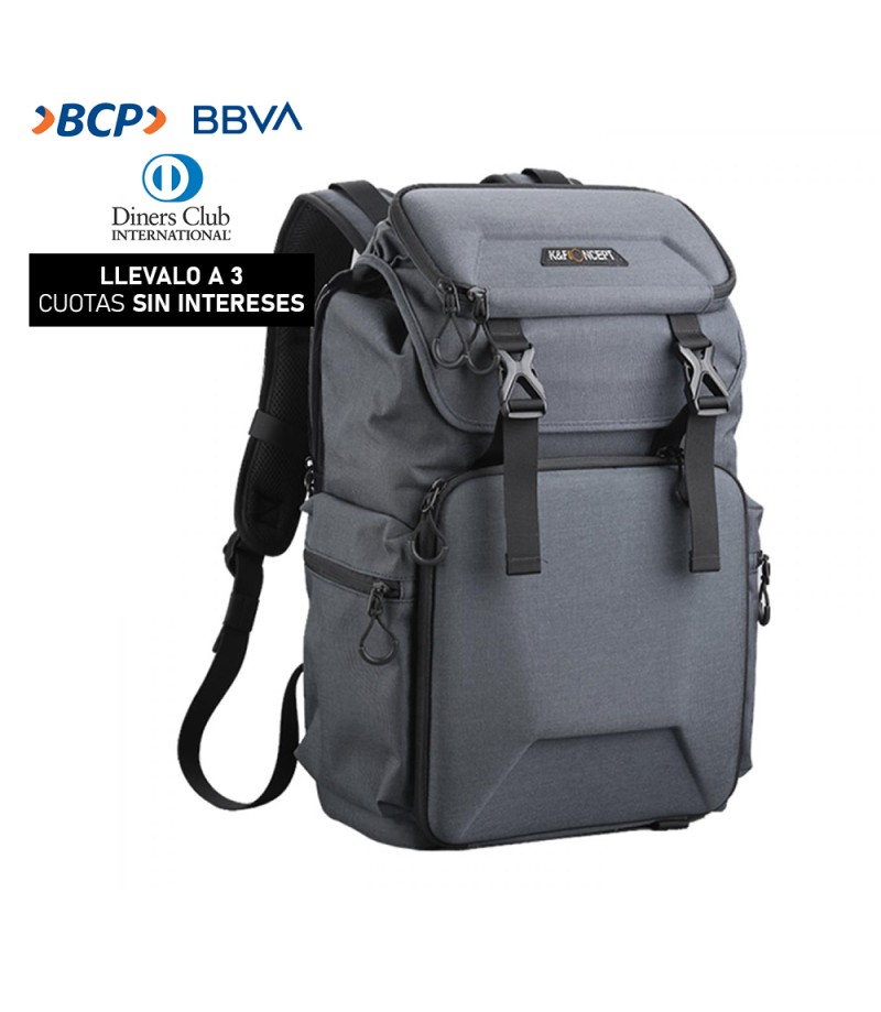 Mochila K&F Concept KF13.098v1 (Plomo)