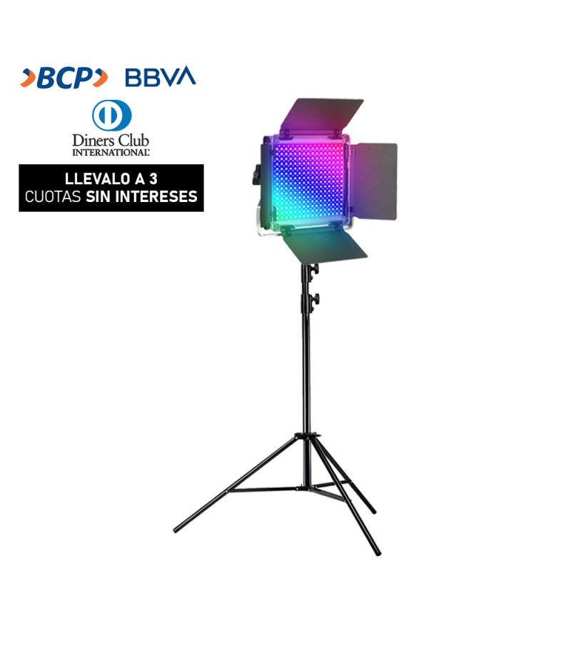 Combo Luz LED Continua Neewer RGB 660 PRO + Parante ST-260HQ