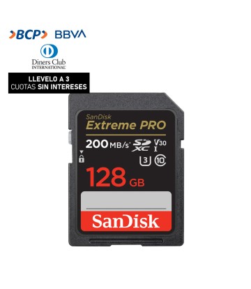 Memoria Micro Sd Sandisk extreme Clase 10 V30 U3 4k 170mb 128GB – Su tienda  Online